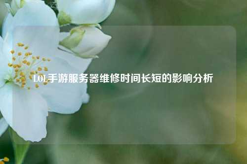 LOL手游服務(wù)器維修時(shí)間長(zhǎng)短的影響分析