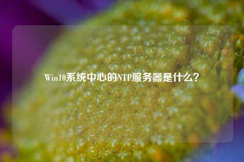 Win10系統(tǒng)中心的NTP服務(wù)器是什么？